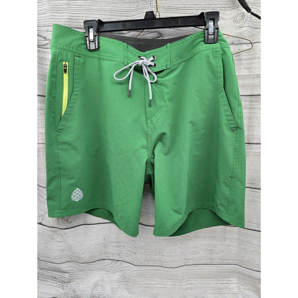 Stio Youth BoardShort Swim Trunks Green Size 14/16